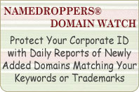 Namedroppers Domain Watch